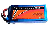 nanotech 11.1V-3380mah 25C